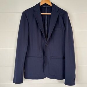 A|X Armani Exchange Men's Navy Blue Blazer Suit Jacket Size Medium